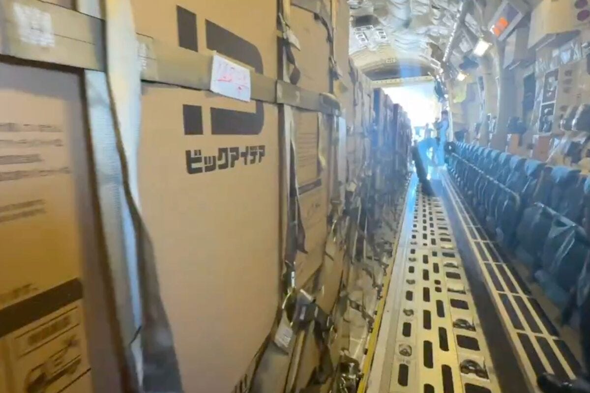 ビックカメラエアコンの空輸