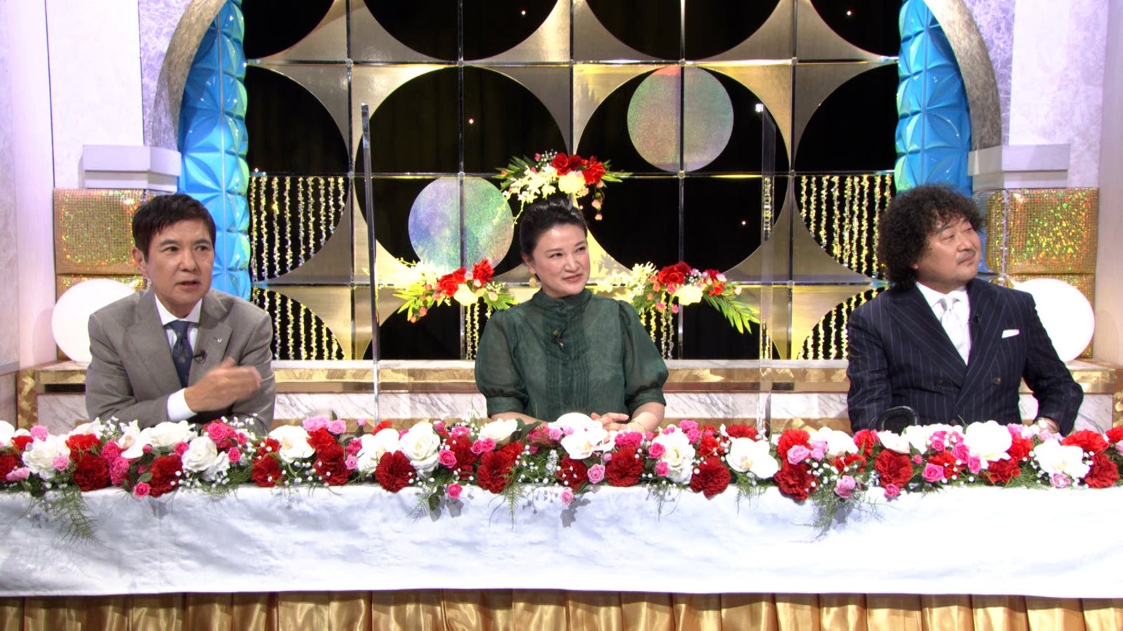 （左から）関根勤、島崎和歌子、葉加瀬太郎（C）テレビ朝日