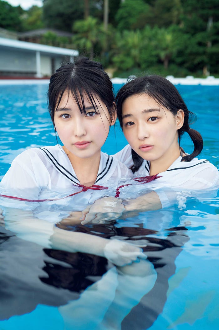 森嶋あんり、我妻ゆりか (C)YOROKOBI、光文社