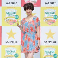 「ネクターサワー」広告出演モデル坂本ちえ