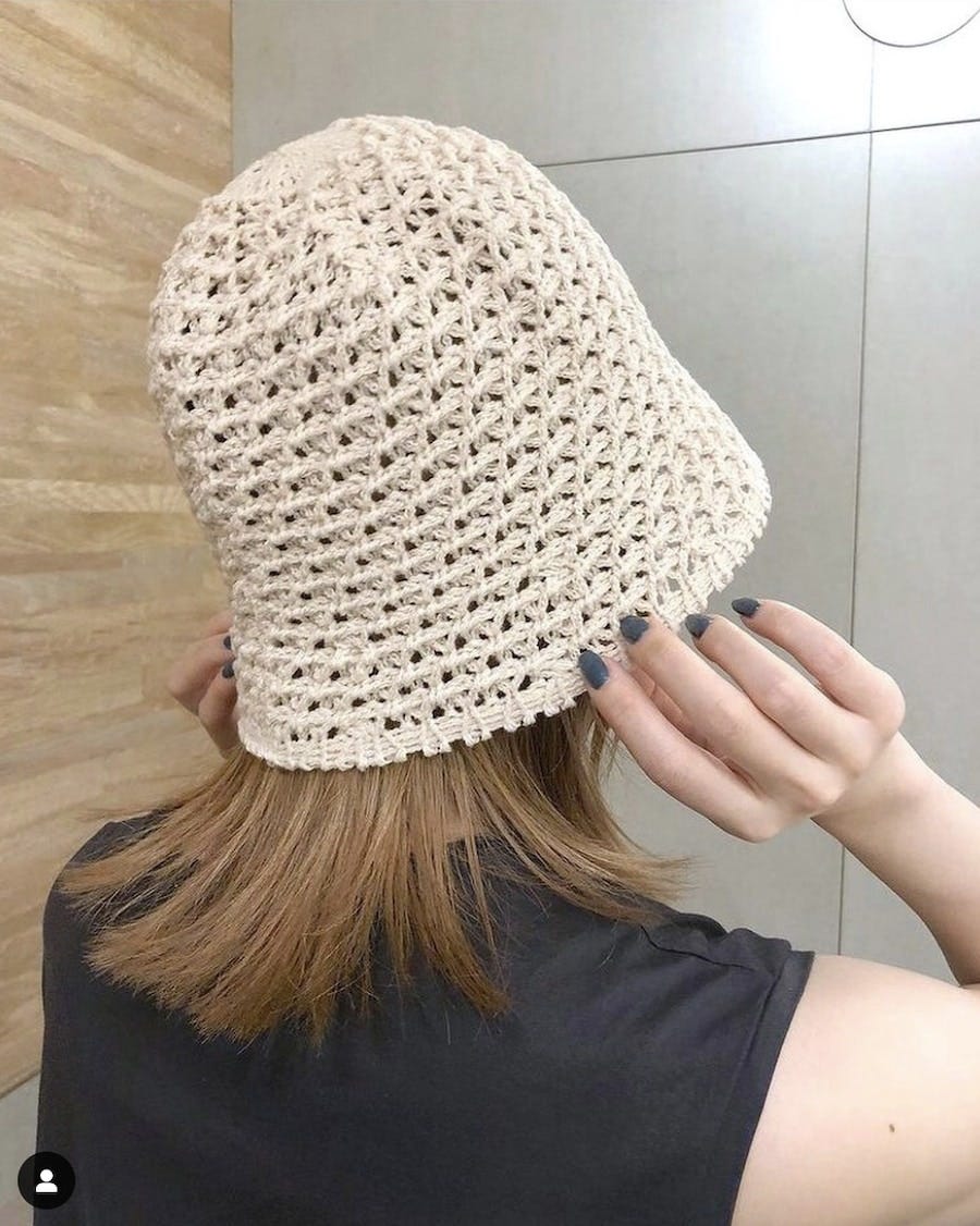 latticeの大人気のクローシュハット