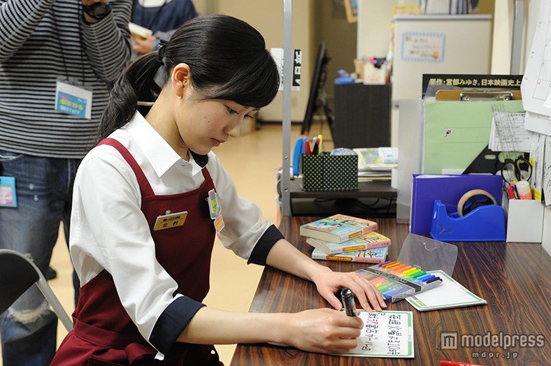 手書きのPOPを制作