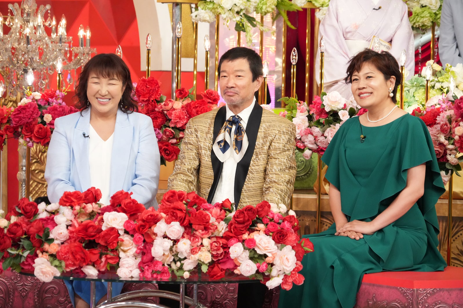 （左から）北斗晶、木村祐一、青木さやか（C）日本テレビ