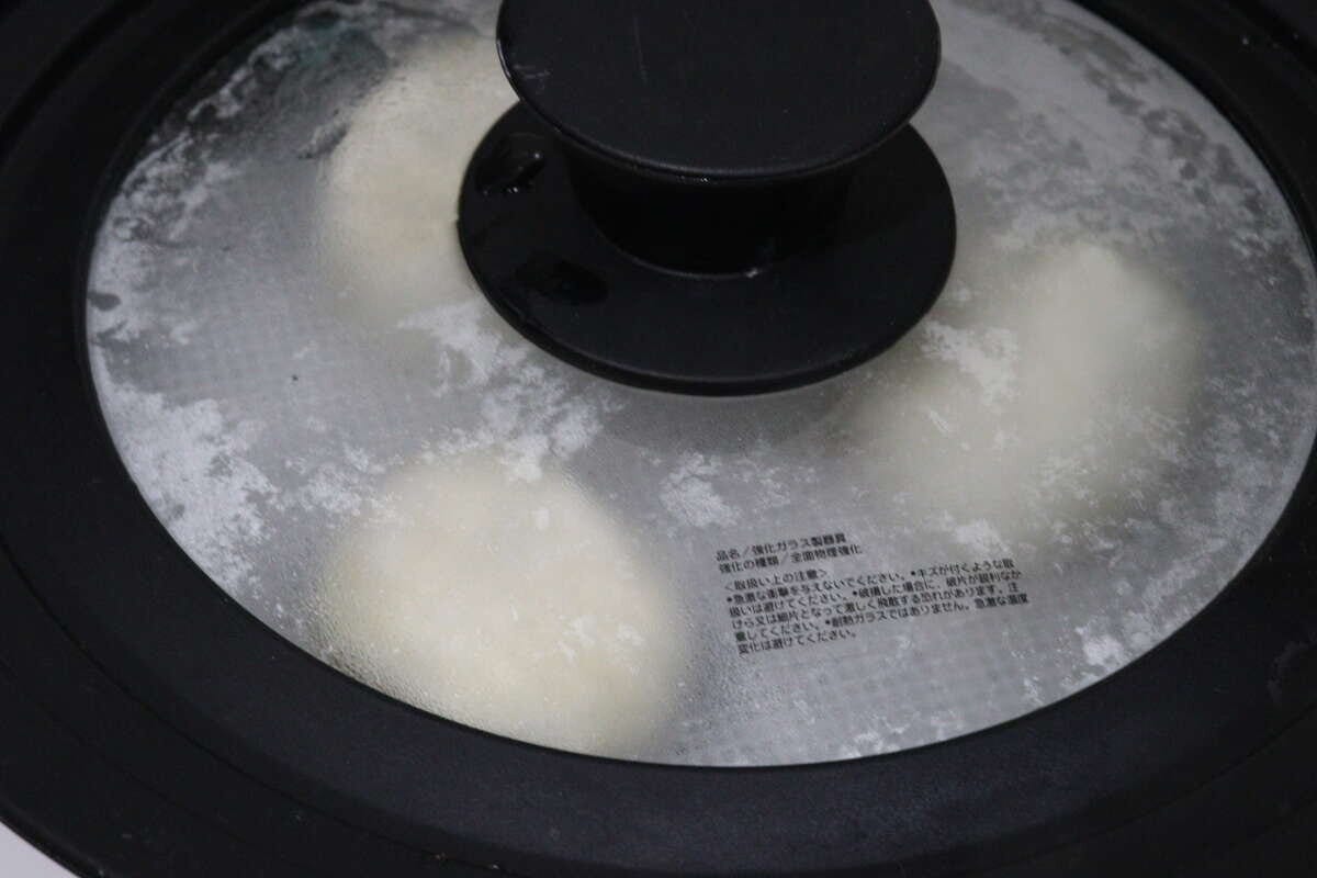 蒸し＆落し蓋プレート　セリア　フライパン