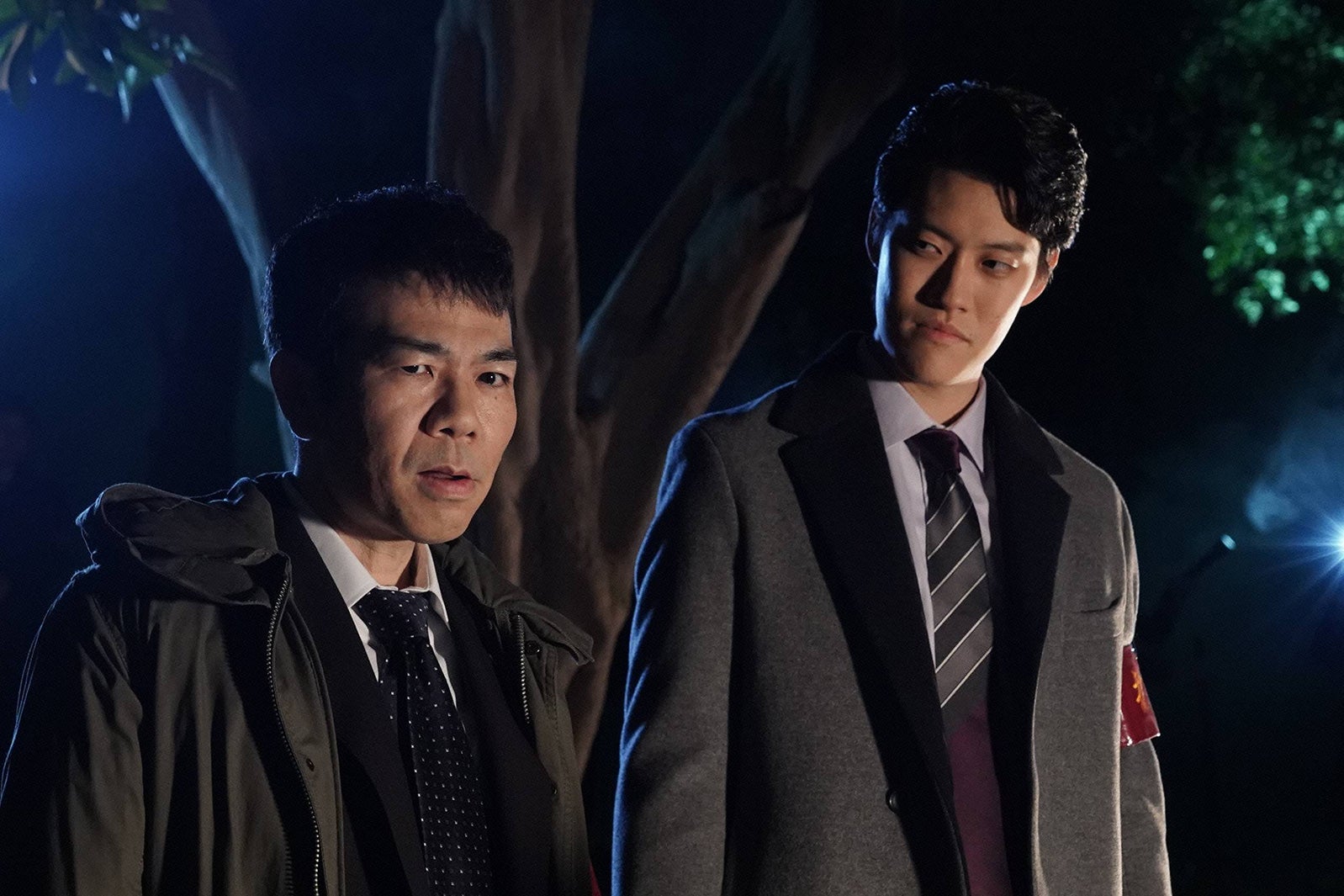 マギー、粗品／「絶対零度～未然犯罪潜入捜査～」第1話より（C）フジテレビ