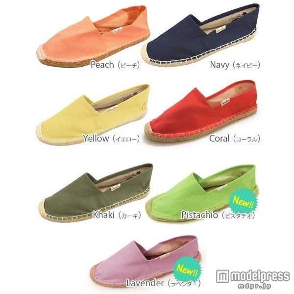 豊富なカラーが魅力!ベーシックエスパドリーユ「DONOBAN」2,479円(税込)
