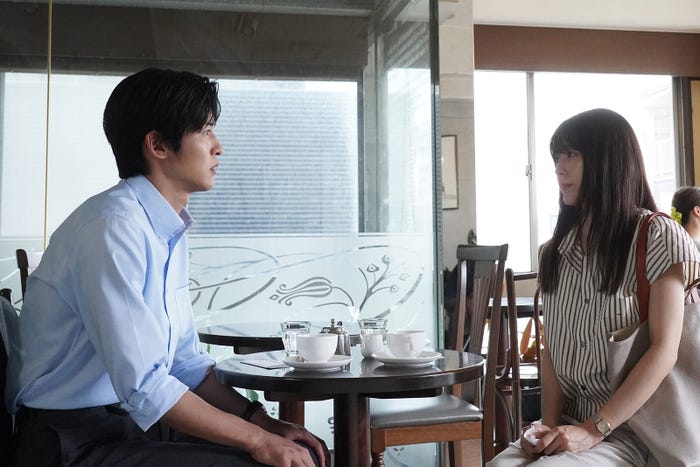 目黒蓮、有村架純「海のはじまり」第4話より(C)フジテレビ