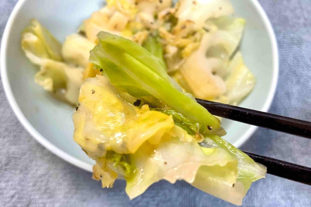 キャベツ炒め