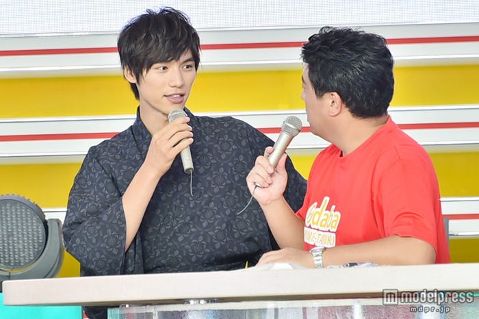 福士蒼汰、佐野瑞樹アナウンサー/特別番組「『お台場夢大陸~ドリームメガナツマツリ~』開幕SP体感!夢のナツマツリ」