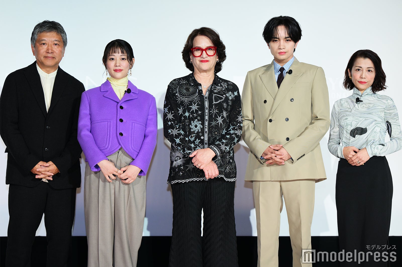 是枝裕和監督、高畑充希、デブラ・ゼイン、中島健人、福間美由紀（C）モデルプレス