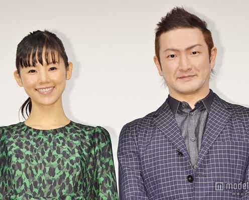 小西真奈美、中村獅童から絶賛され照れ笑い