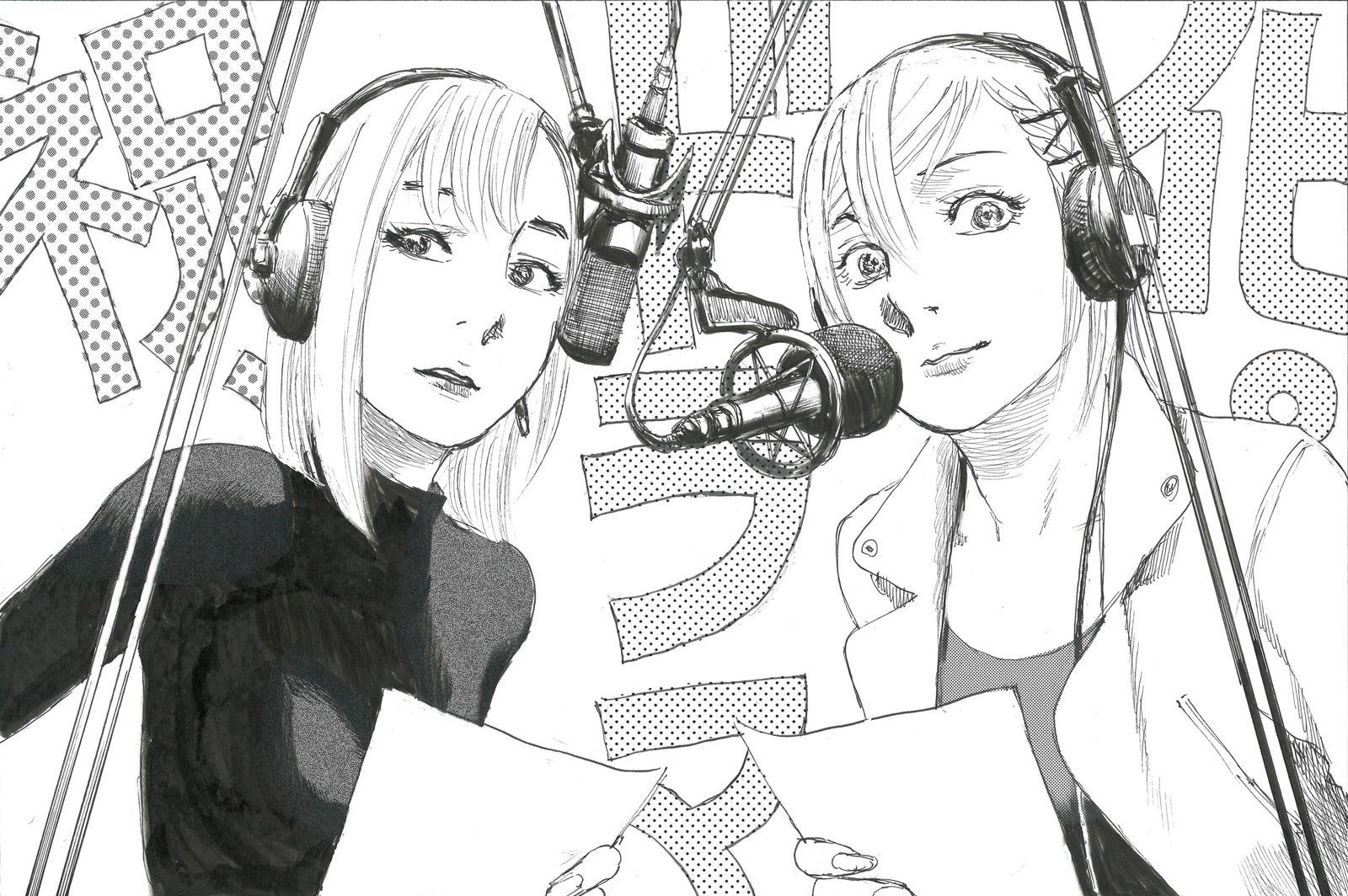 鼓田ミナレ役の小芝風花、原作の鼓田ミナレ（C）沙村広明／講談社