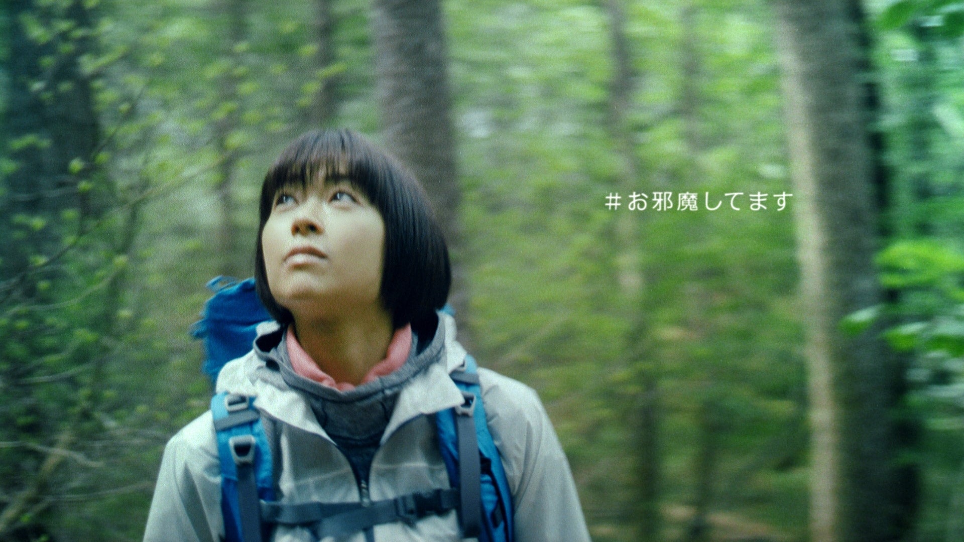 宇多田ヒカル出演「水の山行ってきた 奥大山」篇より（提供写真）