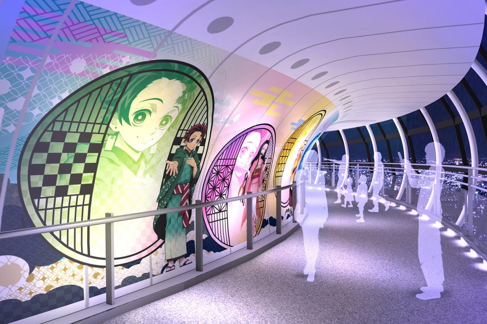 ＜参＞回廊エリア（C）吾峠呼世晴／集英社・アニプレックス・ufotable （C）TOKYO-SKYTREE