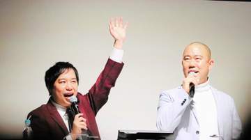 近大OBせいや＆ナダルが入学式サプライズ登場 せいや熱唱 ナダルは厳しめエール「『さん』をつけて」