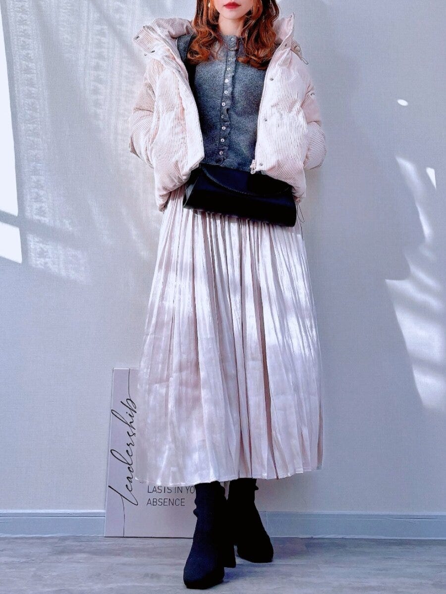 GUウォームパデッドコーデュロイブルゾン　2024モデル　ナチュラルカラー