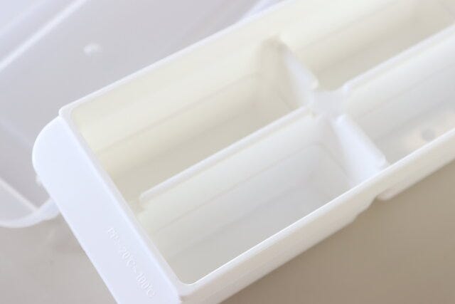 スリム製氷皿（長氷）　注水