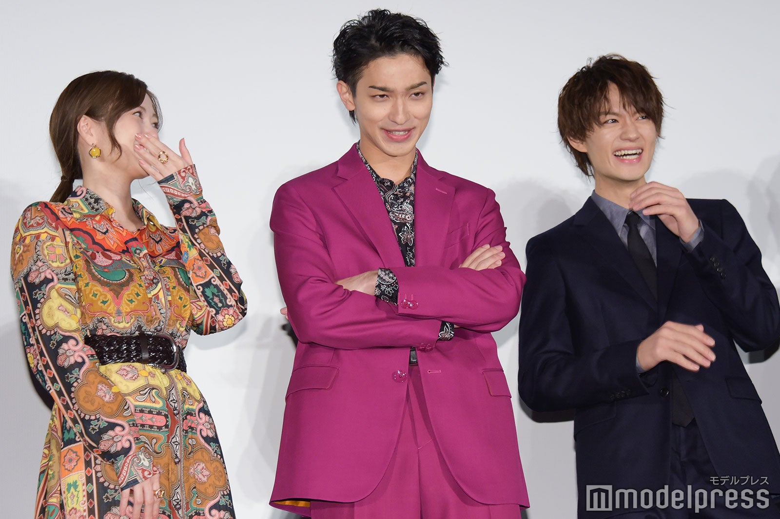 白石麻衣、横浜流星、佐野勇斗（C）モデルプレス