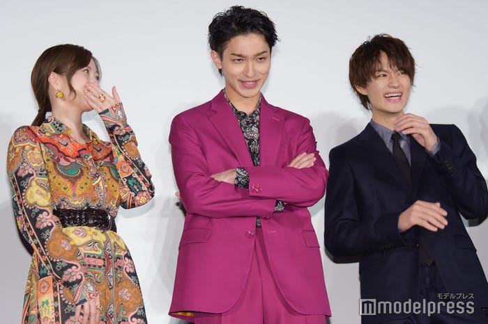 白石麻衣、横浜流星、佐野勇斗(C)モデルプレス