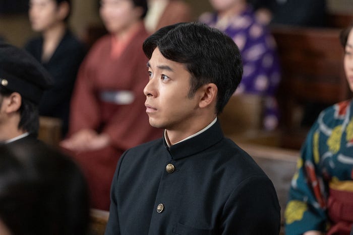 仲野太賀「虎に翼」第12話より(C)NHK