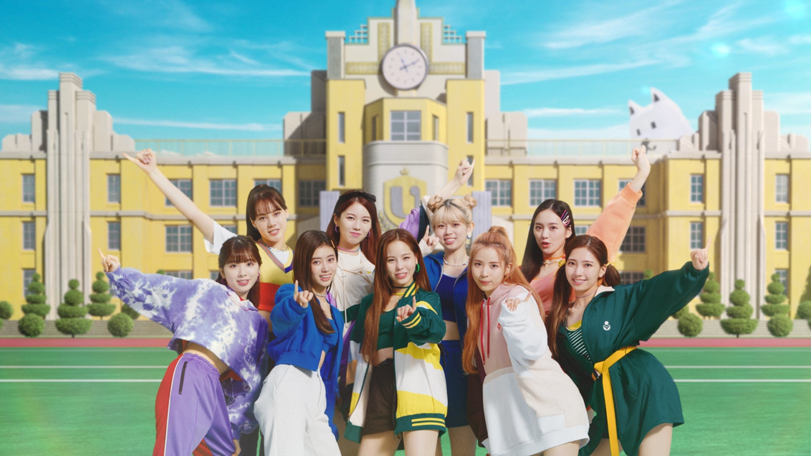 NiziU／新CM「スマホデビューのお約束」篇より（提供写真）