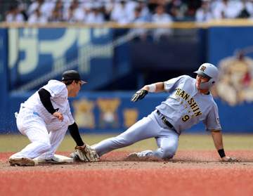 阪神 立石がプロ初盗塁 サブロー監督リクエストも覆らず プロ初の5番出場で