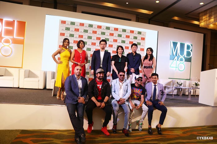 会見の様子 (C)YKBK48