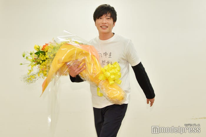 最後の最後まで笑顔の田中圭(C)モデルプレス