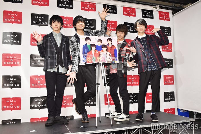 (左から)吉田仁人、佐野勇斗、山﨑悠稀、塩﨑太智(C)モデルプレス