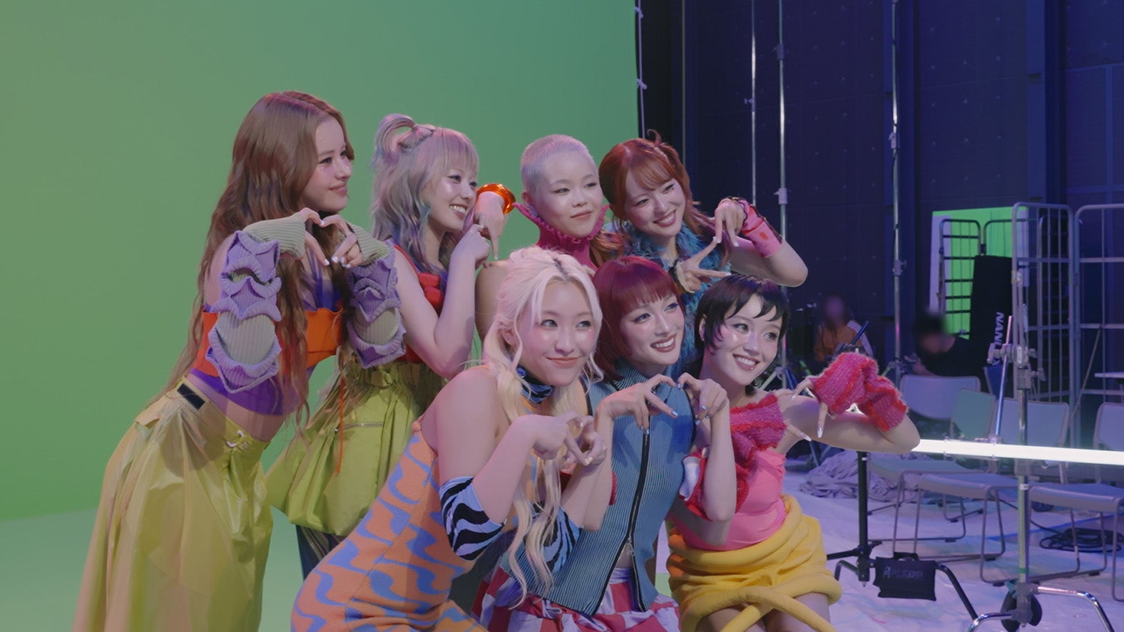 XG「青いマックの日」メイキング（提供写真）