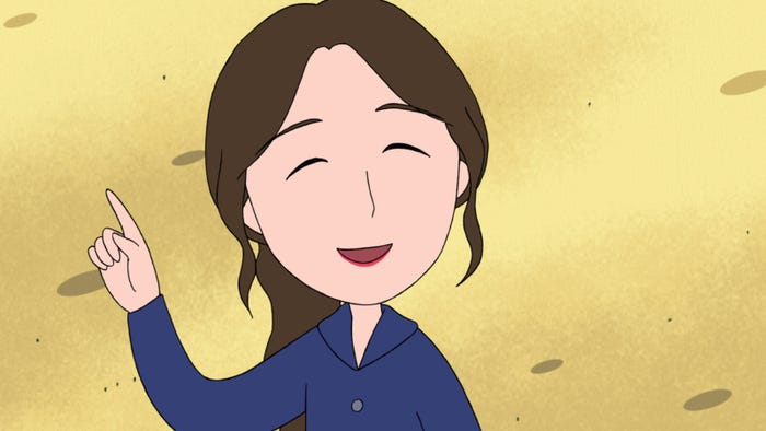 12月1日放送「ちびまる子ちゃん」より(C)さくらプロダクション/日本アニメーション