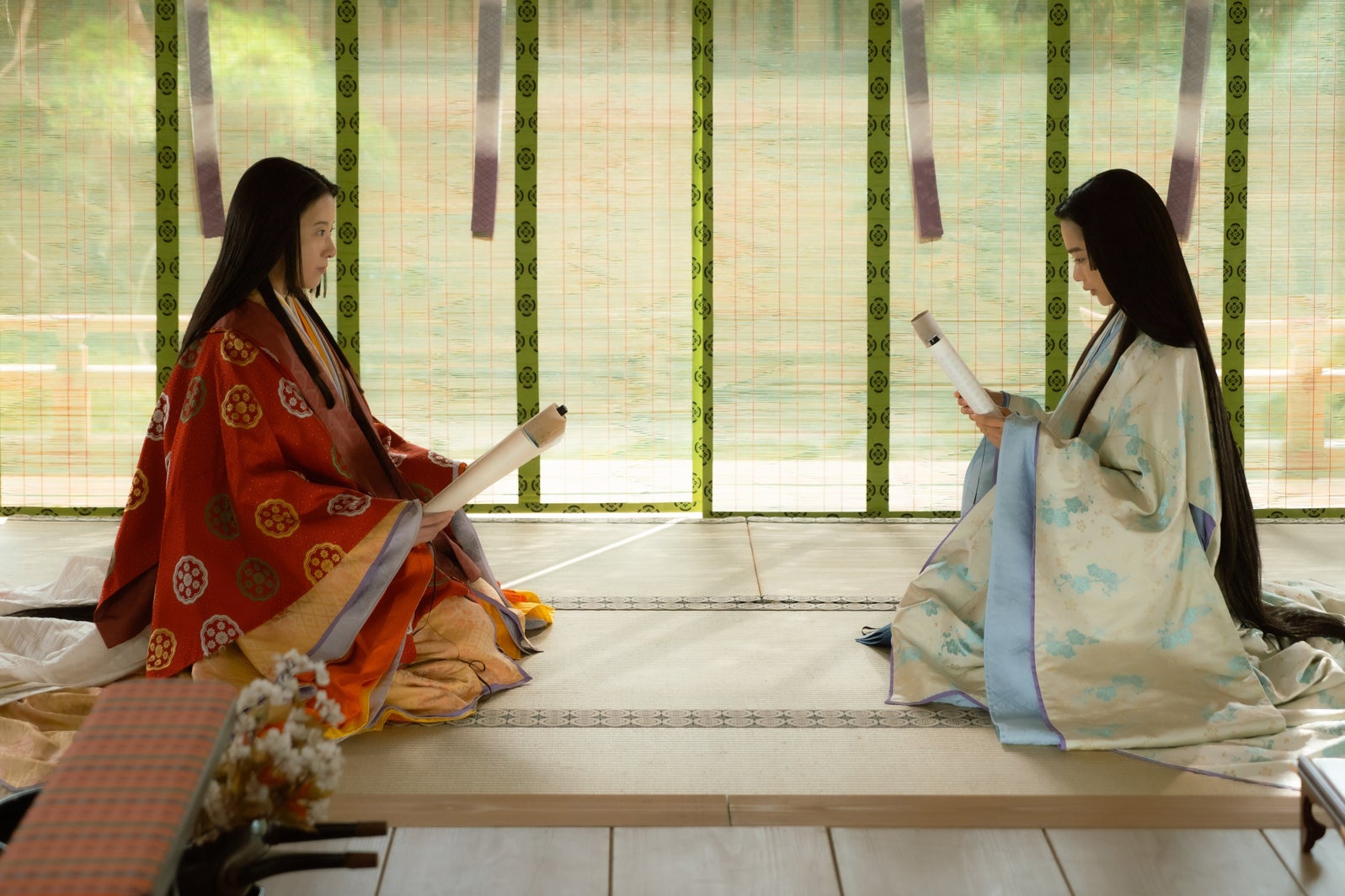 吉高由里子、見上愛「光る君へ」第39話（C）NHK