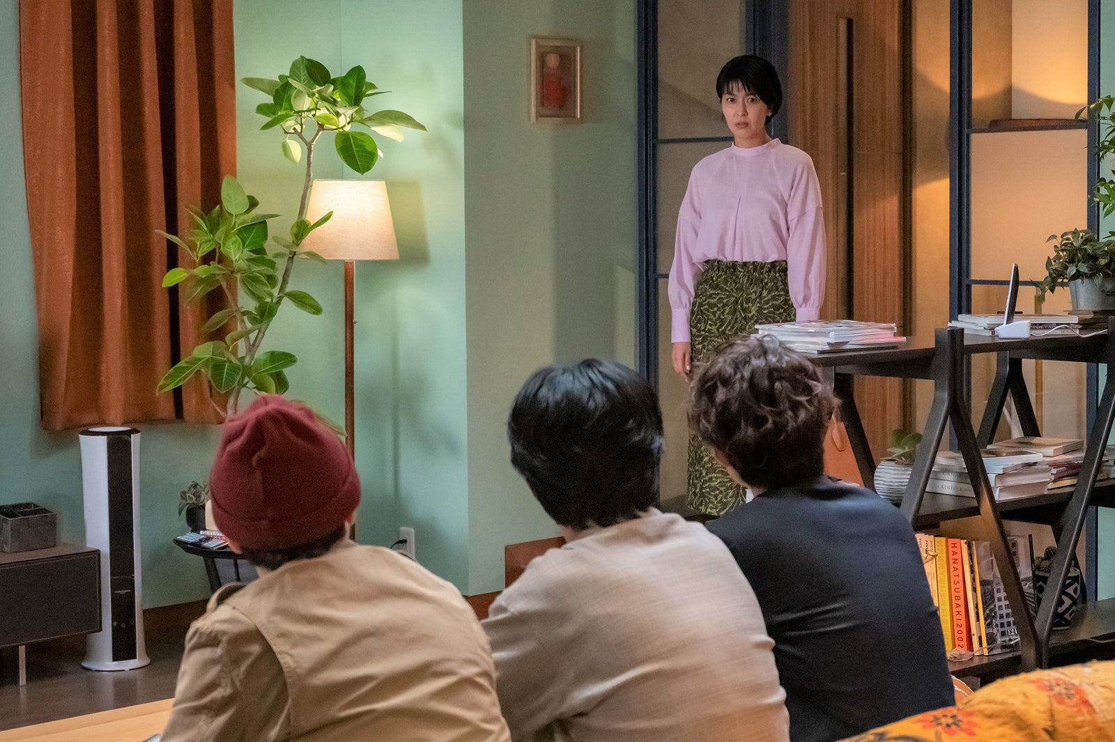 角田晃広、松田龍平、岡田将生、松たか子「大豆田とわ子と三人の元夫」第5話より（C）カンテレ、フジテレビ