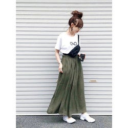 毎日着たい「白Tシャツ」を今年っぽく着こなすコーディネートコレクション♪