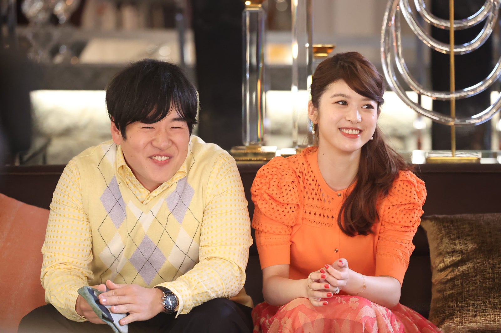 森田甘路、馬場ふみか／「やんごとなき一族」第6話より（C）フジテレビ