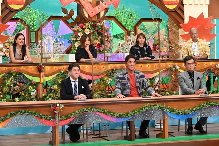 (上段左から)みちょぱ、大久保佳代子、藤本美貴、あばれる君(下段左から)高橋茂雄、長嶋一茂、石原良純 (C)テレビ朝日