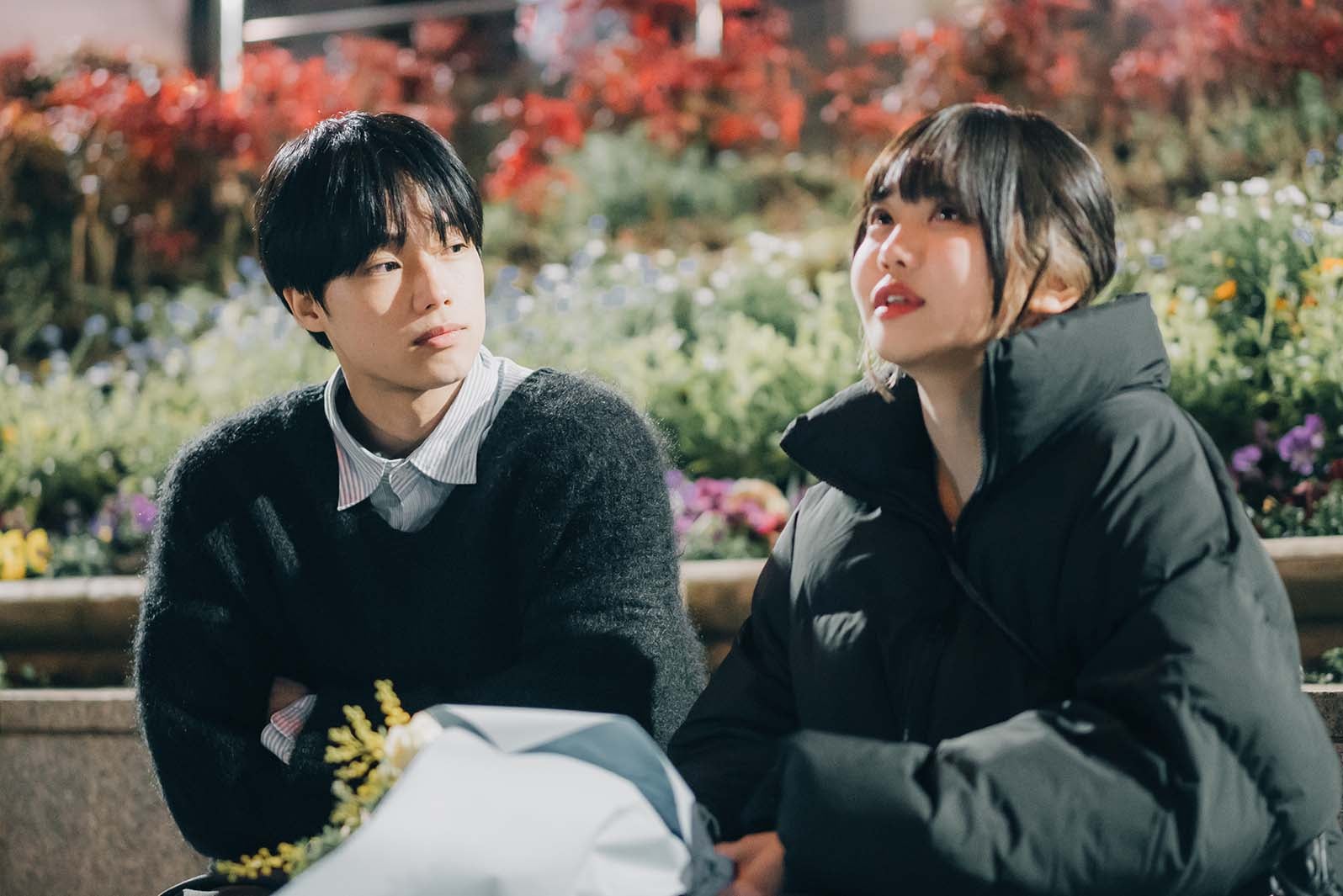 夏生大湖、ちせ「花束とオオカミちゃんには騙されない」ABEMAプレミアム限定企画第一夜（C）AbemaTV, Inc.