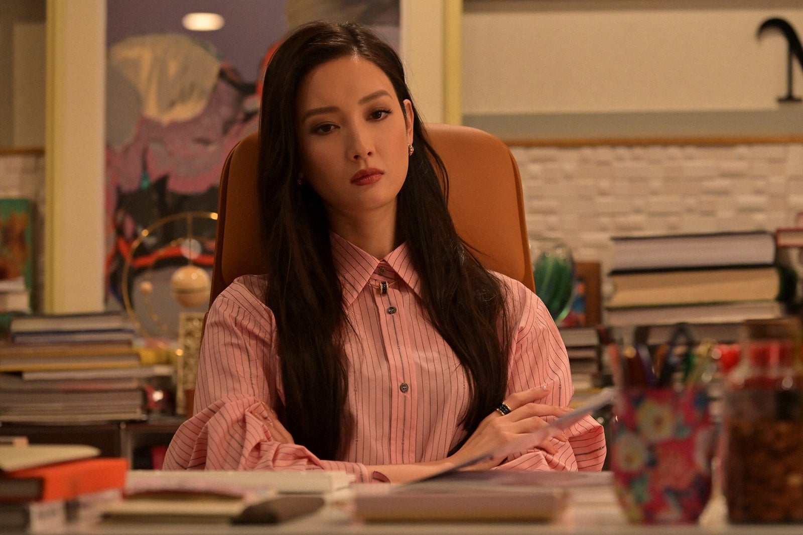 菜々緒「オー！マイ・ボス！恋は別冊で」第4話より（C）TBS