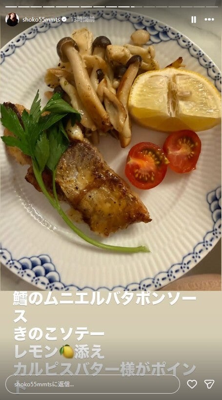 中川翔子Instagramストーリーズより