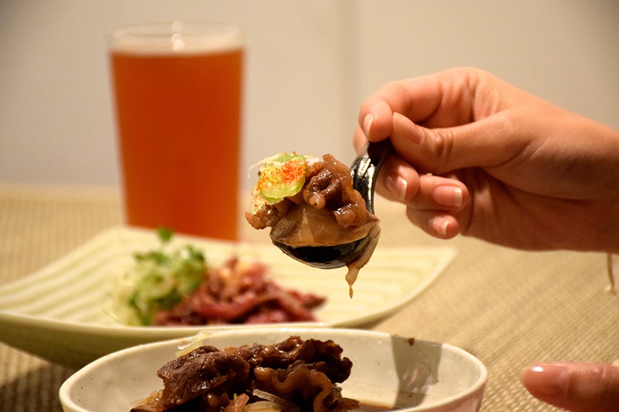 emishiこだわり出汁の肉豆腐アップ