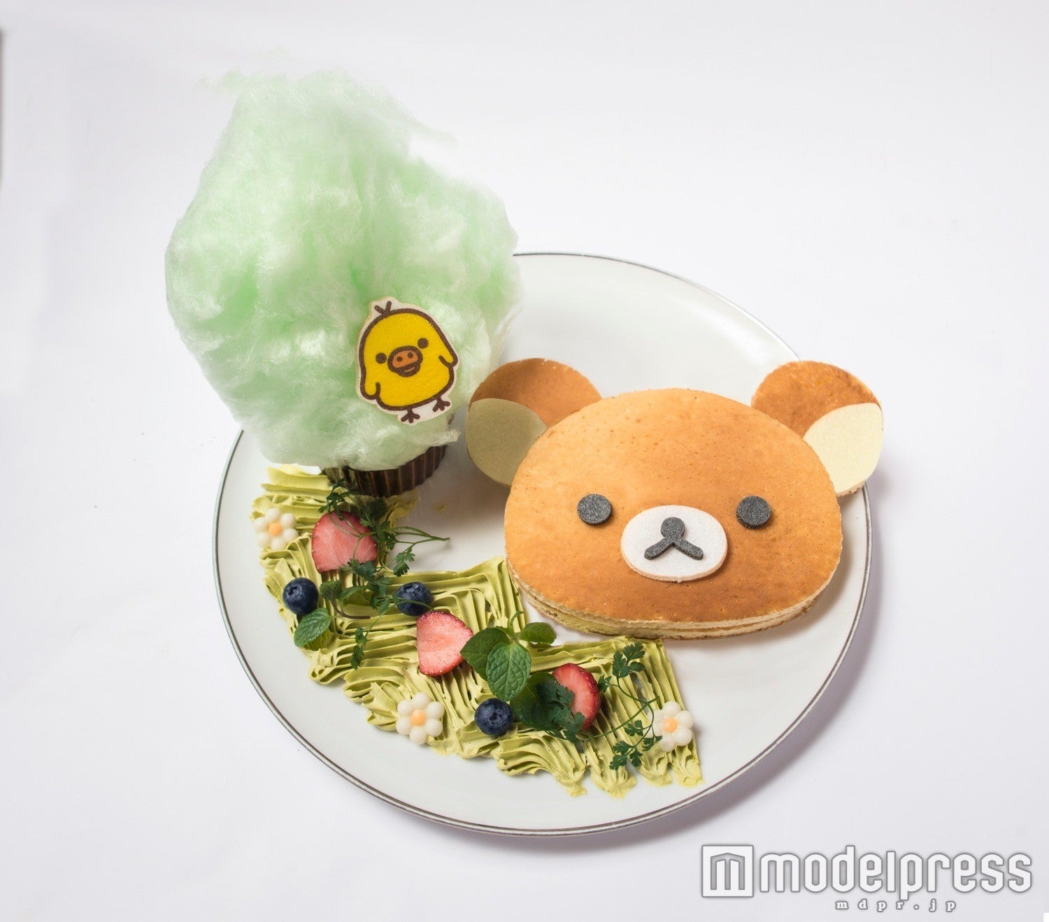 「リラックマパンケーキ～はちみつの森～」￥1，480（税抜）／画像提供：レッグス