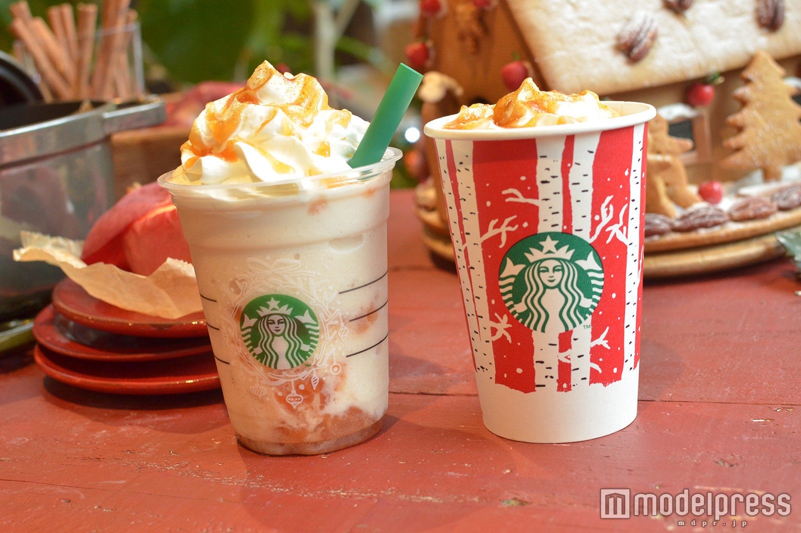 スタバ新作焼きりんごフラペが幸せすぎる！美味しさの秘密はたっぷりの果肉【飲んでみた】