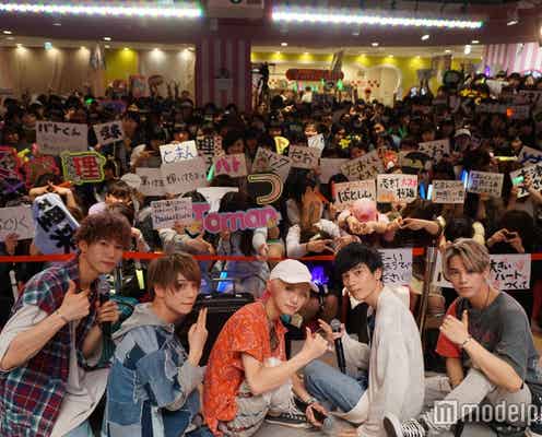 XOX、黄色い歓声止まず メジャーデビューした“聖地”で飛躍を誓う