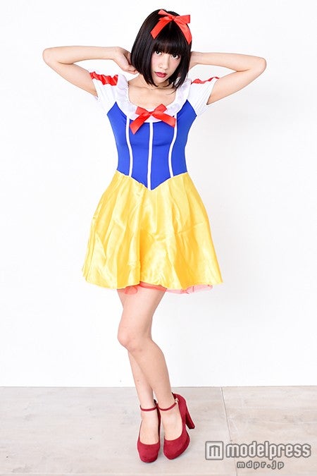 白雪姫風（ワンピース、ヘッドアクセサリー）