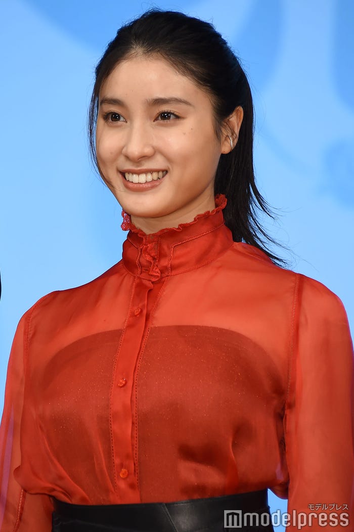 土屋太鳳(ポニーテール)/映画「哀愁しんでれら」完成報告会より:2021年1月撮影 (C)モデルプレス