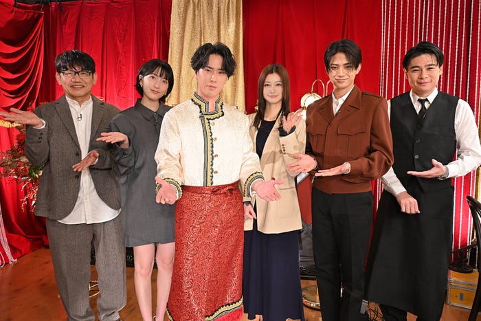 飯尾和樹、知英、宮舘涼太、生見愛瑠、岩瀬洋志、吉村崇(C)TBS