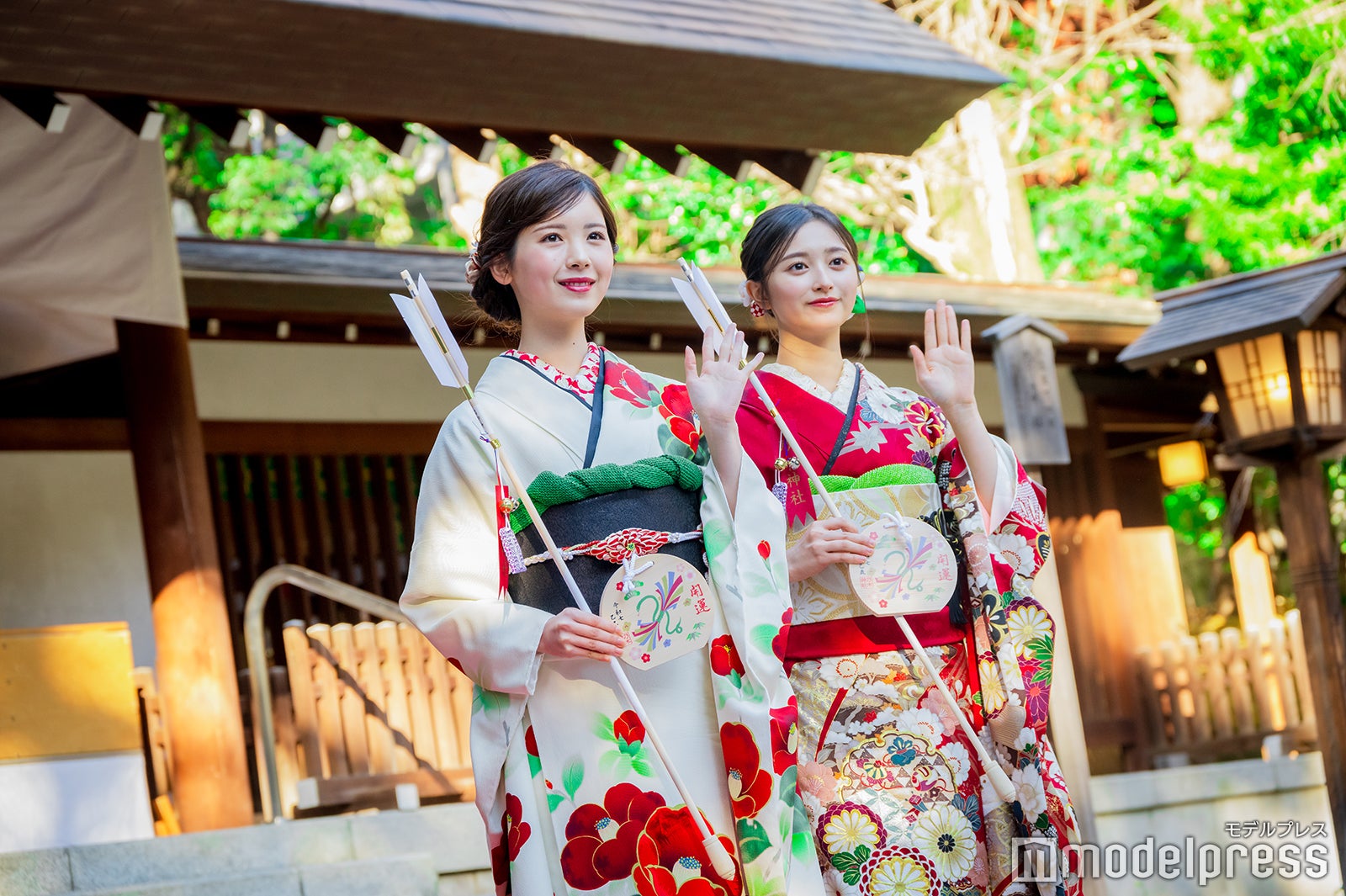 筒井あやめ、井上和／乃木坂46成人式（C）モデルプレス