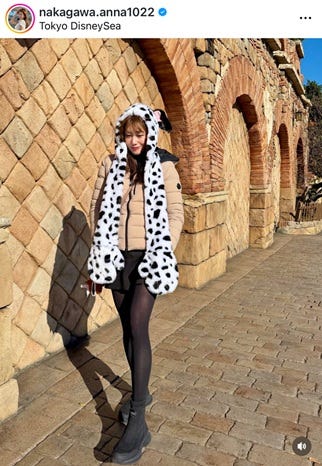 中川安奈Instagramより