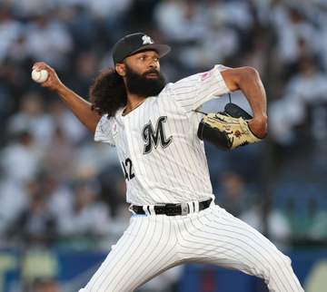 ロッテ ジャクソンが六回途中4失点 2度のリード守れず降板