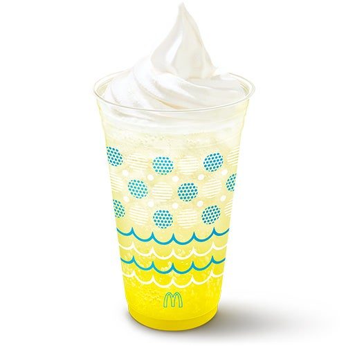 マックフロート 瀬戸内レモネード／画像提供：日本マクドナルド